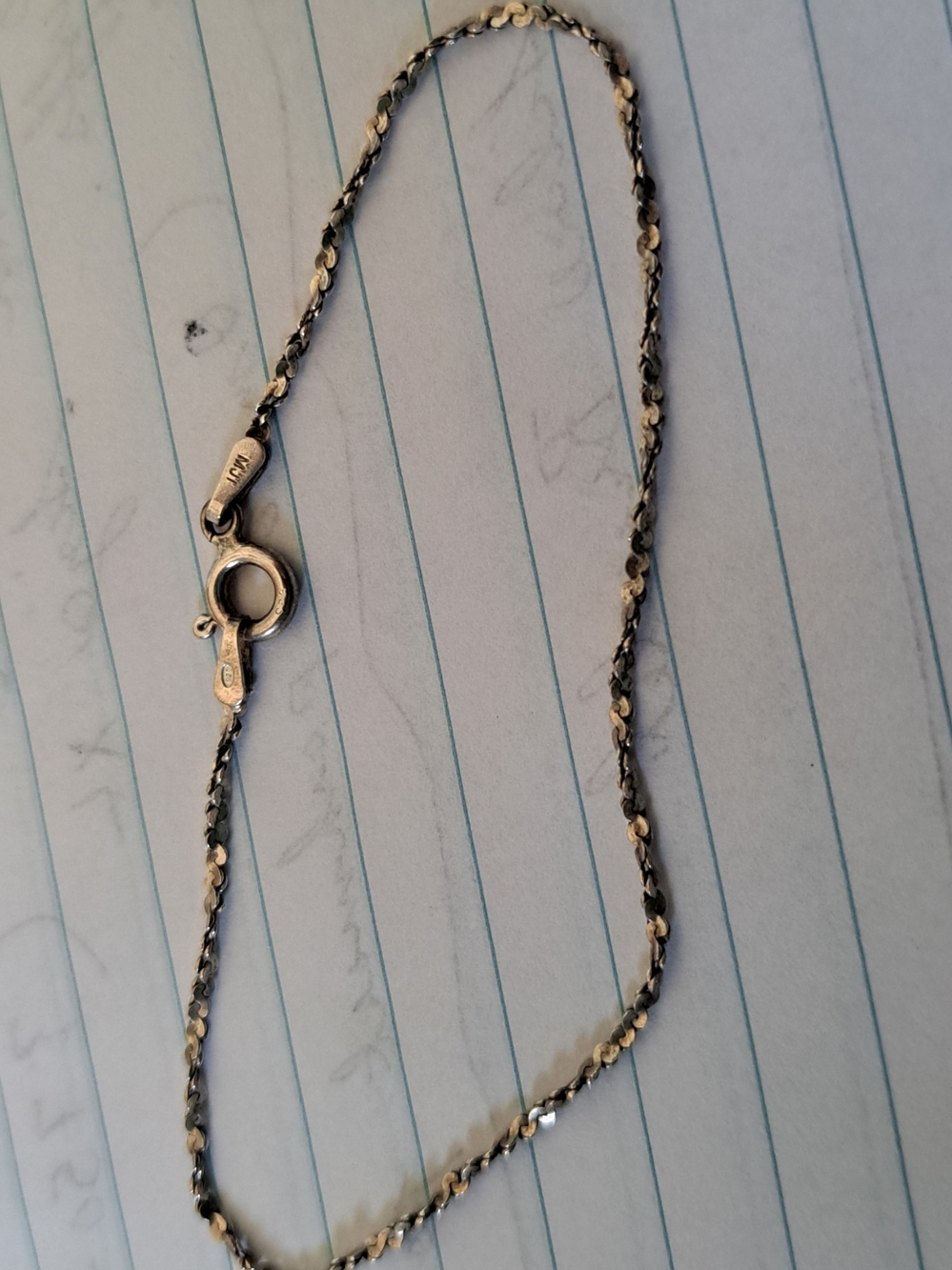 MJI 7" Sterling Silver Bracelet